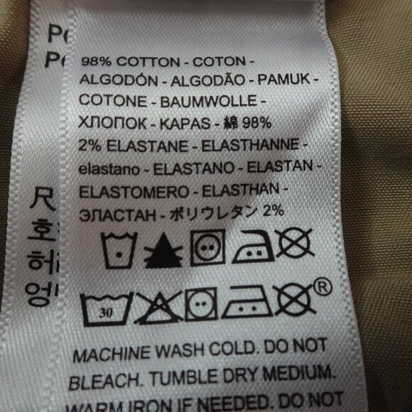 Dockers Slim Fit Cargo Pants Men's Size 38x34 Brown Tapered Performance Wicking - Picture 8 of 9